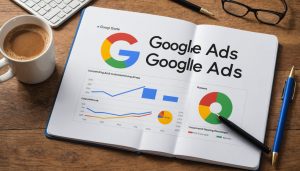 Google Ads analytics in a notebook.